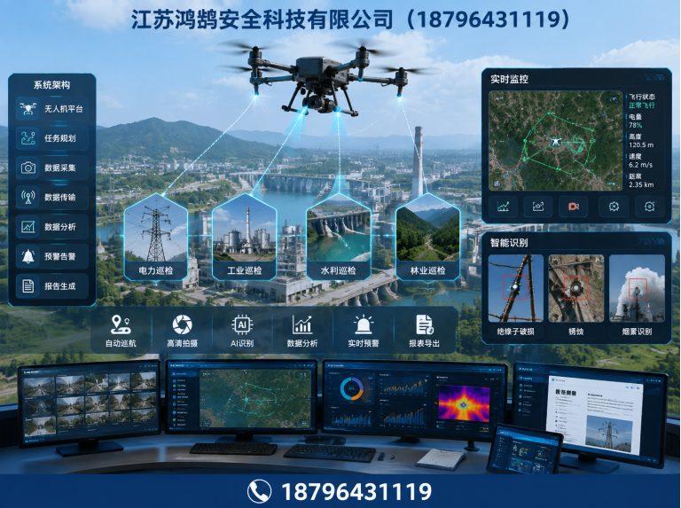 自贡无人机巡检系统展示图